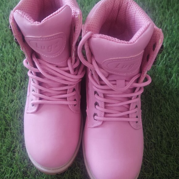 LUGZ PinK "Slip Resistant" Work-Boots: Size 7 Outdoor/Hike/Walking - Picture 9 of 9